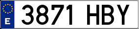 Truck License Plate